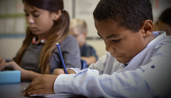 Boy and Girl in School