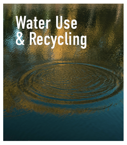 Water use and recycling